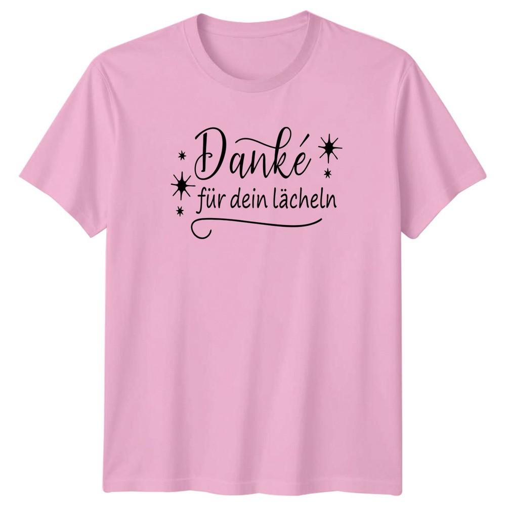 Danke Fr Dein Lcheln TShirt Smile Positivity Gratitude Gift For Him And Her