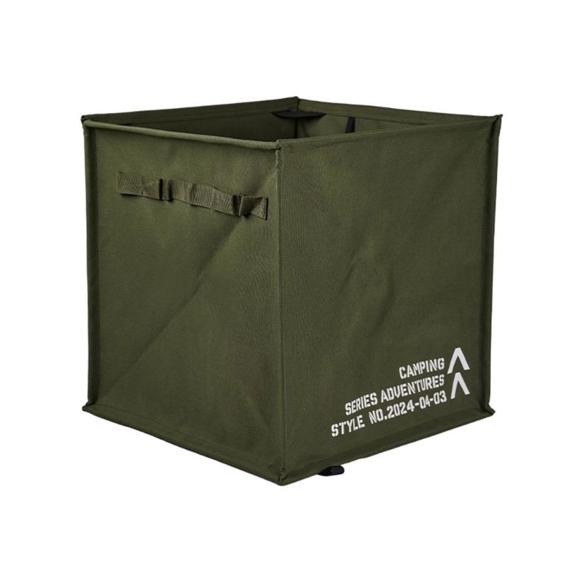 Folding Camping Trash Can Garden Garbage Bag Reusable Yard Waste Bag Portable Garbage Bin Container Sundries Box