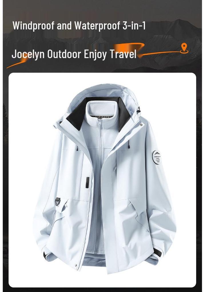 Luotuo 2026 Women's Custom Print 3-in-1 Mountaineering Jacket Set