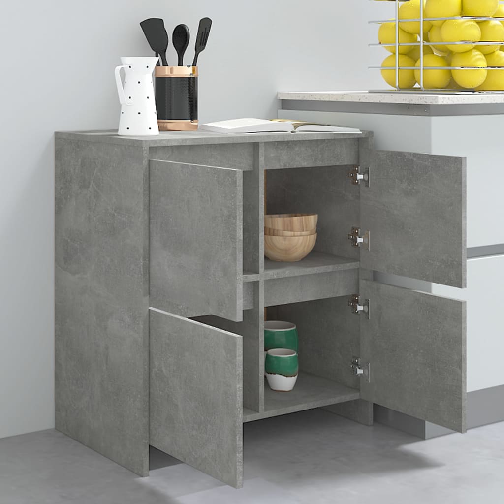 Sideboard Concrete Grey 70 x 41 x 75 cm Particleboard