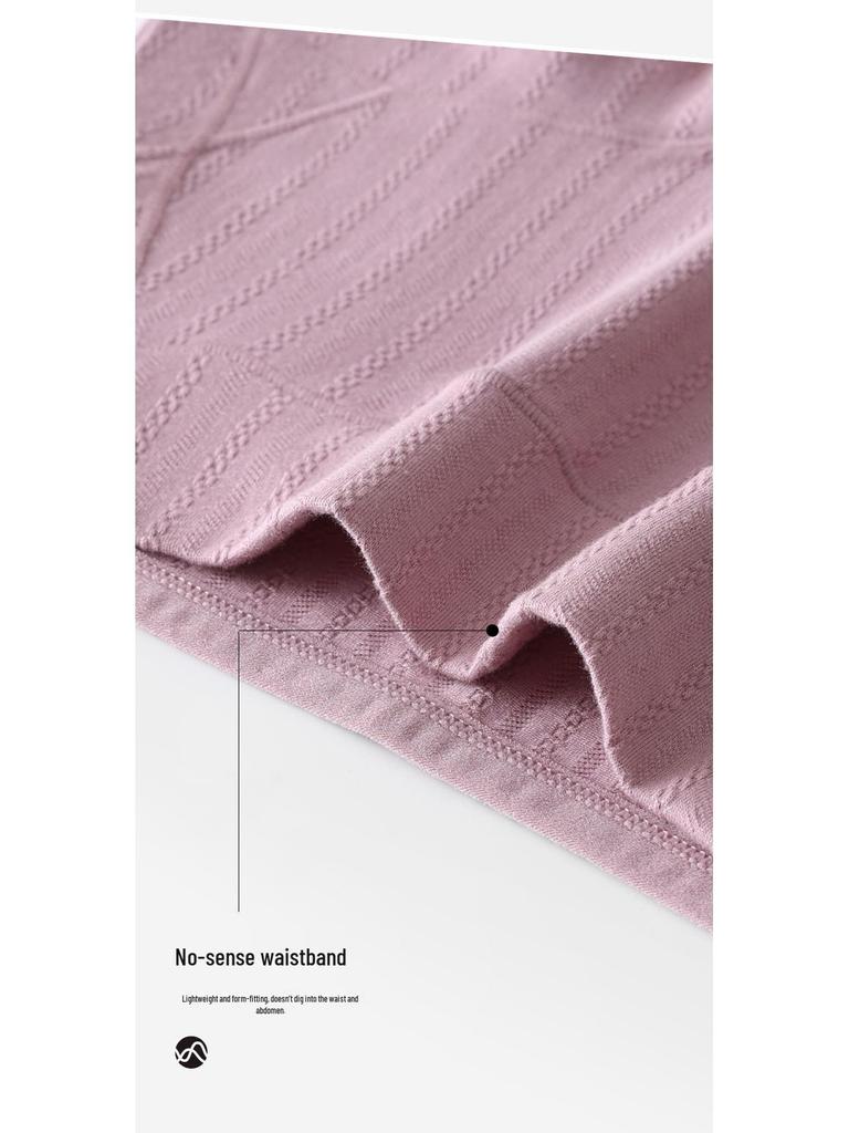 High-waisted Women's Plus Size Cotton Boyleg Panties with Tummy Control and Hip Lift