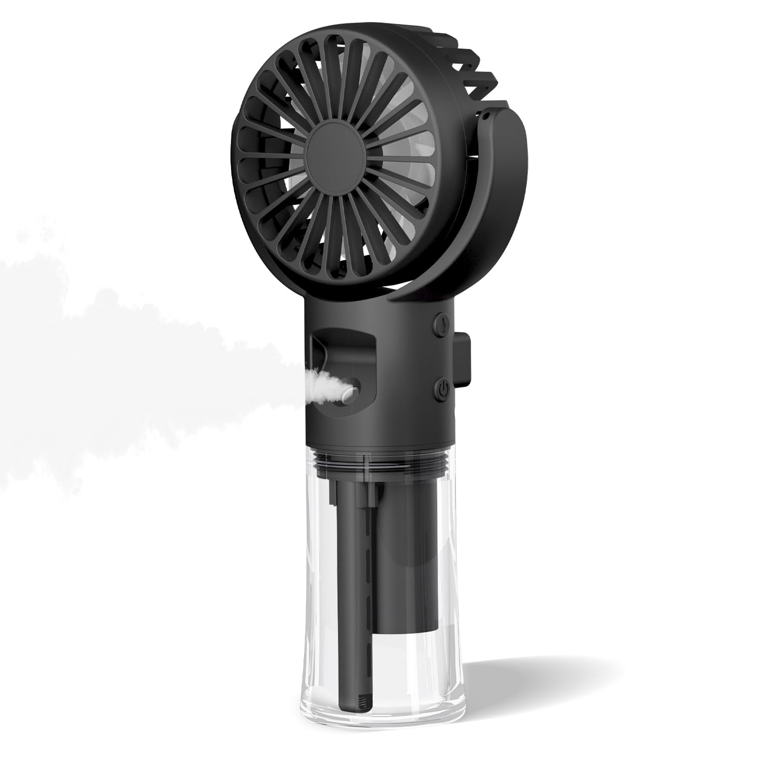 

Mini Portable Fan Cooling Misting Fan 4 Speeds Small Handheld Fan USB Rechargeable Pocket Fan Gifts for Women Other чёрный