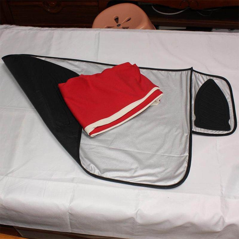 Foldable Ironing Blanket Ironing Mat Thick Portable Travel Ironing Pad Isolate Heat Pad Cover For Washer Dryer Table Top Counter