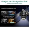 Icsee 9MP Wireless Three-Lens Camera with Triple Screen for Outdoor Monitoring
