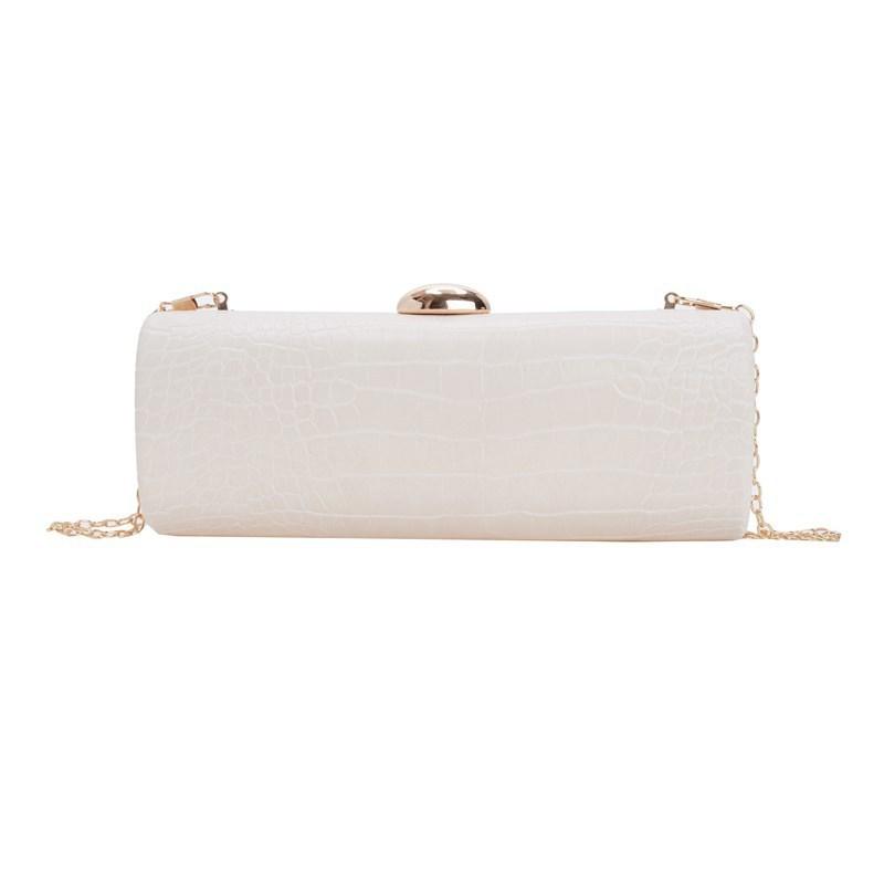 Pu Leather Pattern Long Clutch Bag With Lock For Daily Use