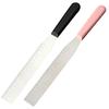 Non-stick Straight Icing Spatula Anti-slip Handle Stainless Steel Bread Bakery Butter Spatula for Household