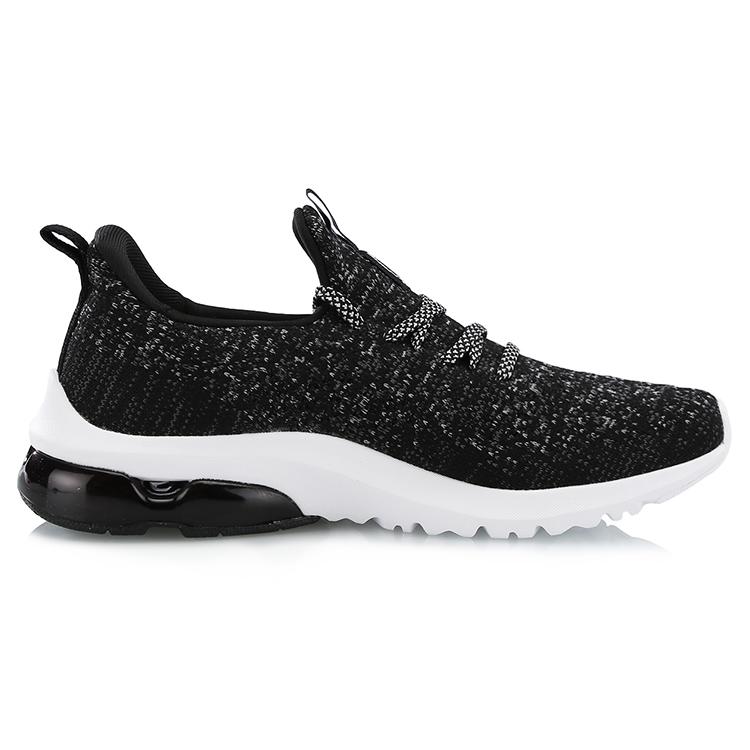 New LiNing Low Top Running Shoes Women's Black White AGCN084-1