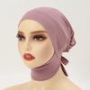 Muslim Inner Cap Hijab For Women Solid Underscarf Hijab Undercap Scarf Turban Hat Islamic Muslim Hijabs Ready To Wear Headcover