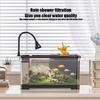 360° HD Aquarium Fish Tank Household Landscape Design Lazy Fish Tank Set Desktop Fish Aquarium Filter