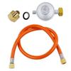 A60zdurable Gas Regulator, Accessory,1/2Inch Adapter, Part, Metal Hose Fittings, Connector,5Ft Hose For Heaters Steak Ovensmay