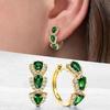Elegant Hoop Earrings Rhinestone Drop Earrings Fashion Stud Earrings