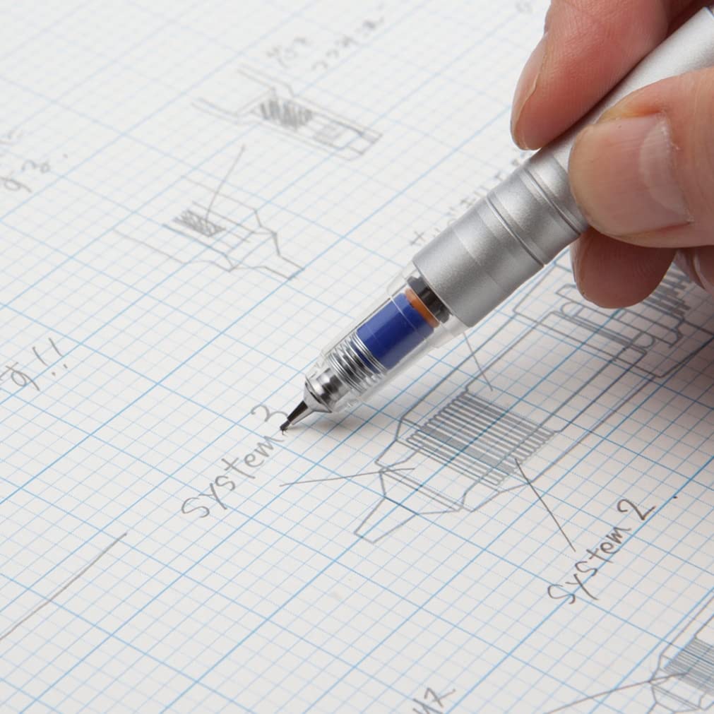 Zebra Creion mecanic DelGuard Type Lx 0,5 mm Alb P-MA86-W - Protecție durabilă a minei