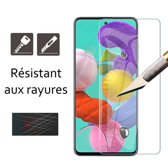 Protection Film - Toproduits® - Samsung A51 - Tempered Glass - Shock Resistant - Transparent
