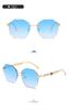 Frameless Pearl Sunglasses for Women - Elegant Y2K Style with Metal Sun Protection