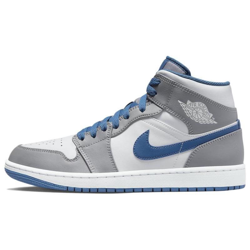 Air Jordan 1 Mid 'Cement Grey True Blue' Jordan DQ8426-014