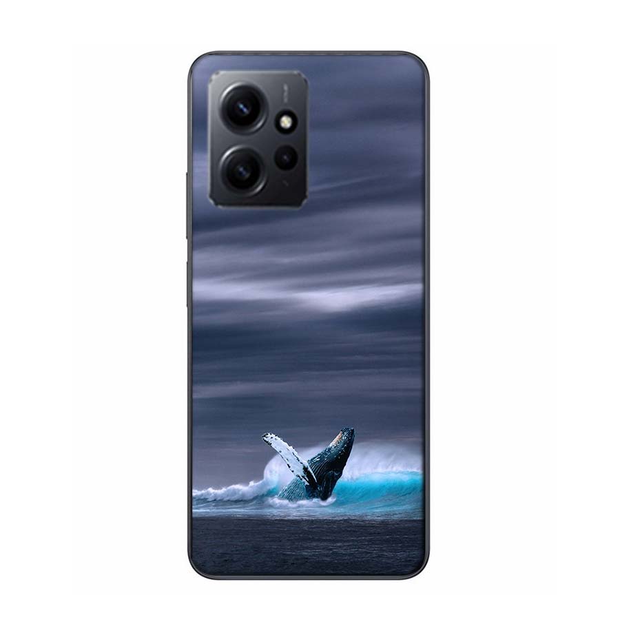 Whale Sea Giant Phone Case For Redmi 12 13C 12C 15C 9 10 10C Note 13 Pro Plus 14 15 Pro 9T 9C 9A TPU Soft Cover Clear Cell Cases