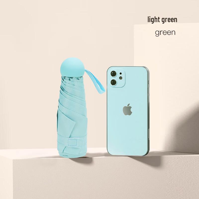 Mini Five-Fold UV Protection Capsule Umbrella