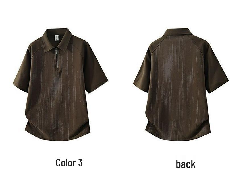 2026 Men's Ice Silk Quick-Dry Short-Sleeve Polo Shirt