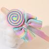 Trendy Lollipop Headband For Girls Kids Rainbow Sweet Cute Candy Sparkly Hairband Headbands Children School Hair Accessories
