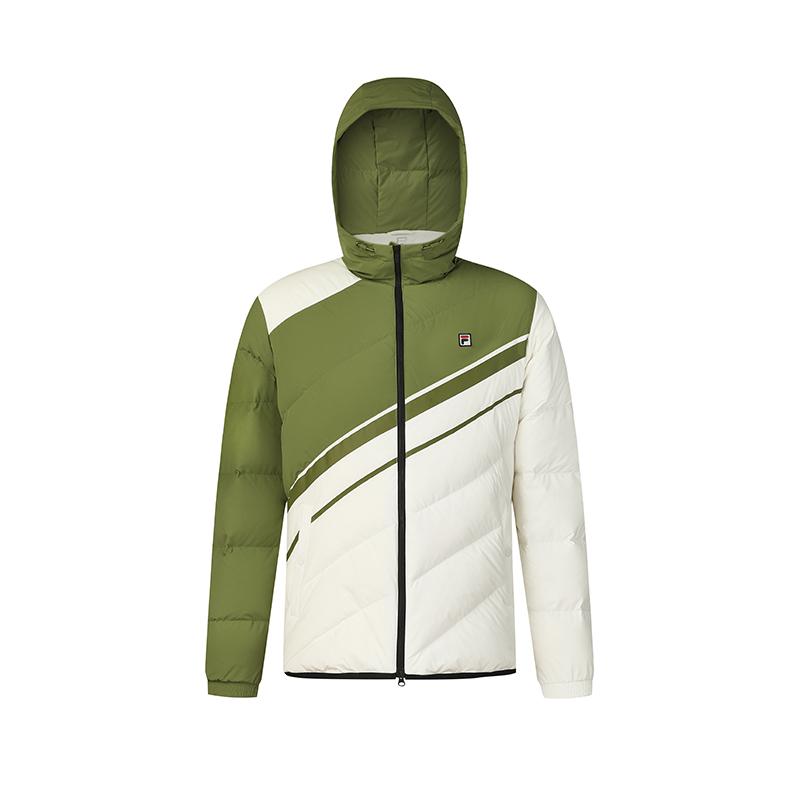 New FILA Down Jacket Men's Moss Green A11M443901FGN