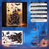 Halloween static window sticker pumpkin ghost mummy vampire cartoon glass window decoration sticker
