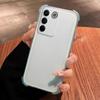 Case for Vivo V27e V27 Pro Shockproof Airbag Bumper Casing Frosted Translucent Cover