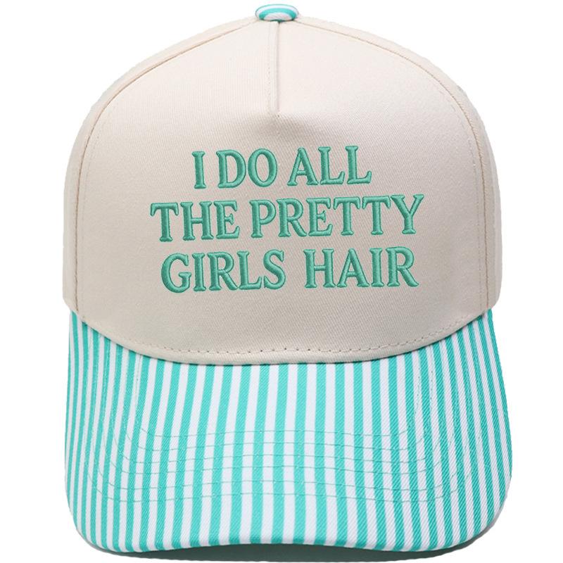 I DO ALL Fun Embroidery Color Matching Truck Driver Baseball Cap Men's and Women's Casual Shade Dad Hat