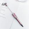 Fun Office Supplies Diamond Beadable Pens Bling Rhinestone Beaded DIY Plastic Bead Pen Crystal Gift for Women Shaft Black Ink Ballpoint Pens