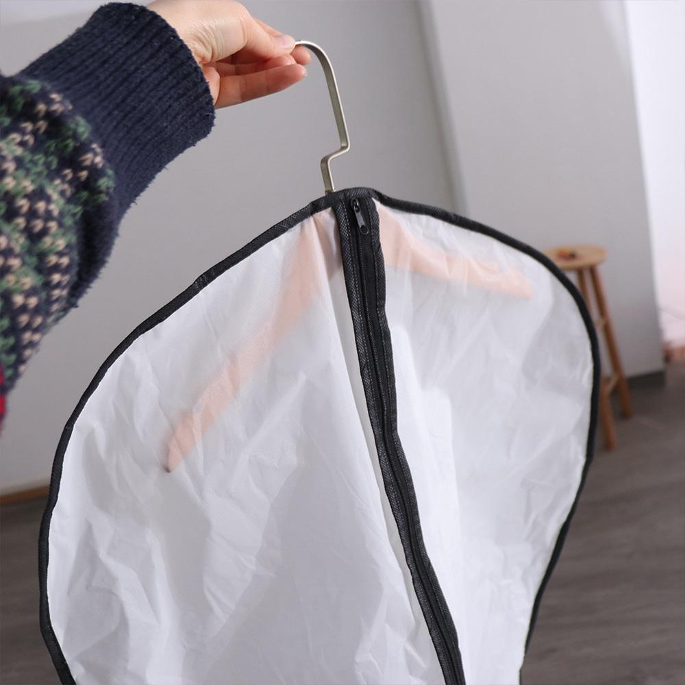 With Zipper Clothes Dust Cover Transparent Garment Dust Case Multi Size   Travel