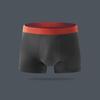 Men Boxer Underwear Elastic Mid-rise Tight Cut High Elasticity Shorts Panties Patchwork Color U-Convex Breathable Panties
