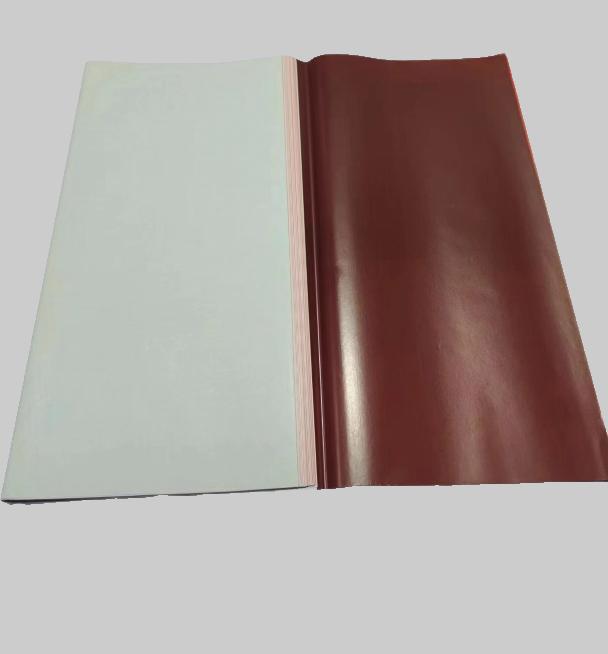 75x50cm Red Single-Sided Waxed Paper for Kindergarten and Handmade Colored Paper Projects
