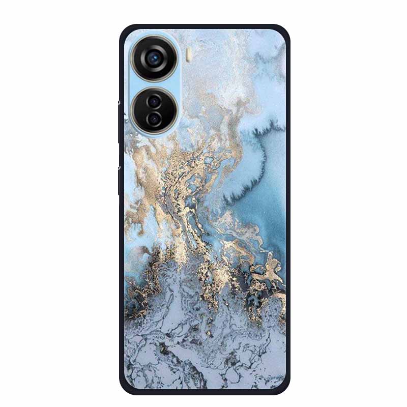 For ZTE Axon 40 LITE Case Popular Picture Black Silicone Soft Back Cover Case For ZTE Axon 40 Lite Case 40Lite Phone Cover Coque