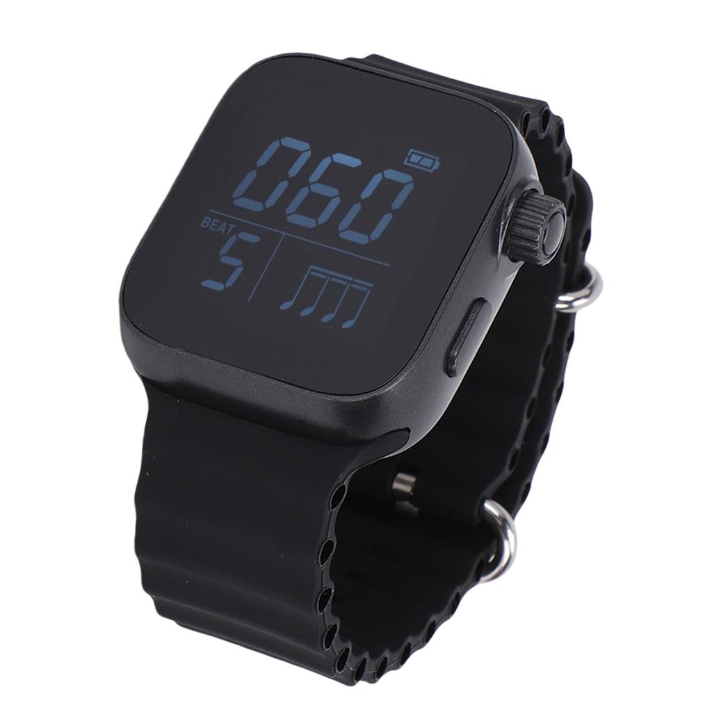 Vibrating Metronome Watch   40-240bpm Switchable Sport Mode Electronic Wearable Metronome for Beginners Musicians Exerciser