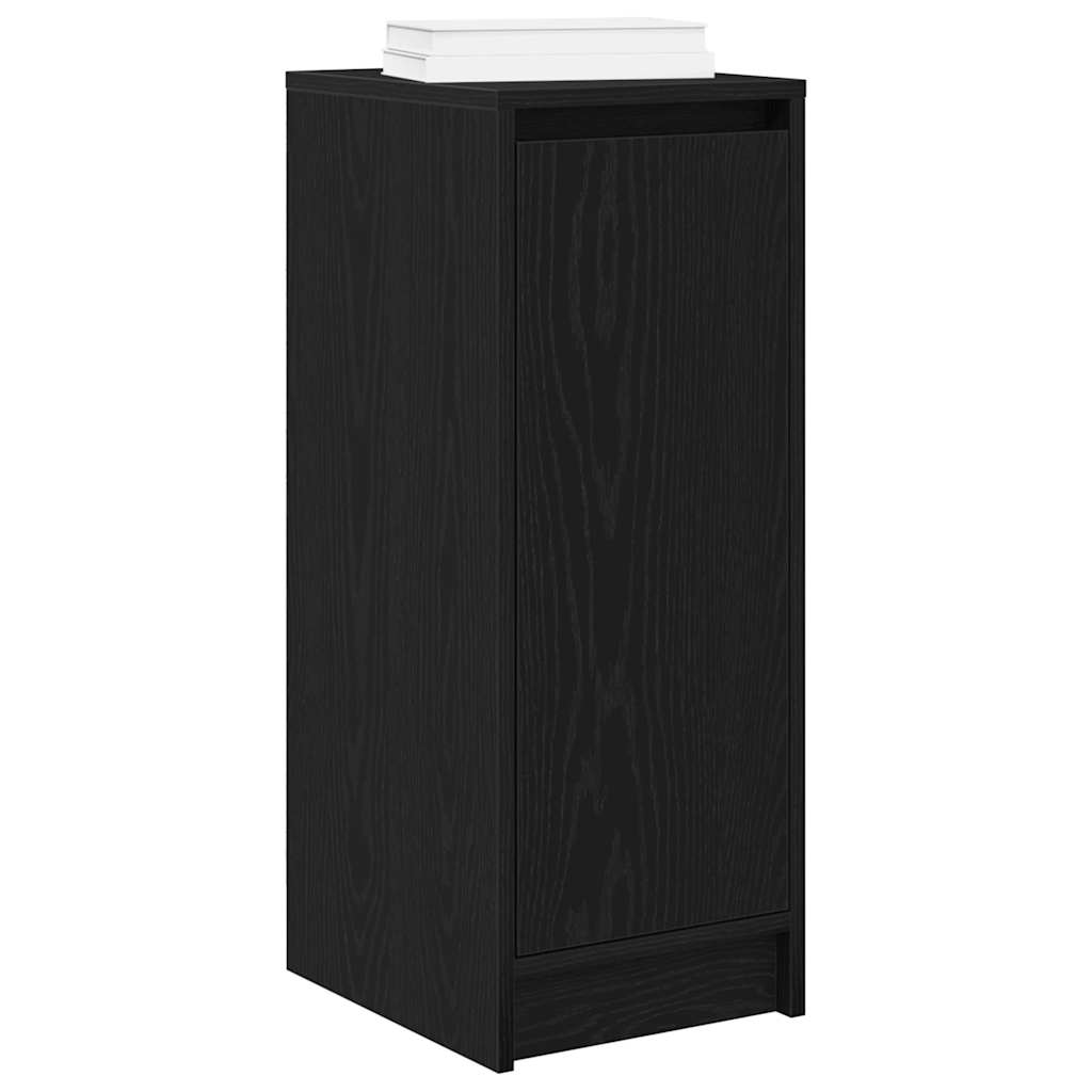 Shoe Cabinet Black Oak Effect 29.5 x 34 x 76 cm Particleboard