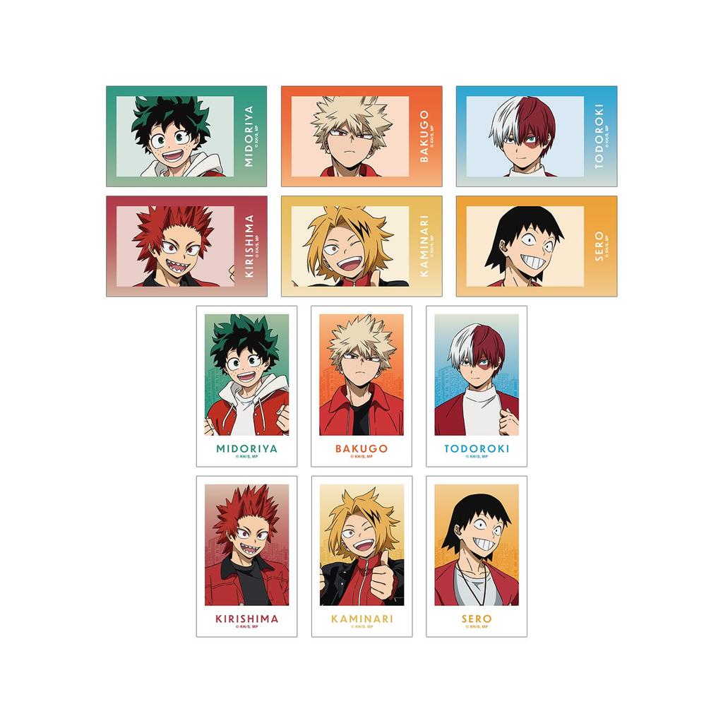 TV anime "My Hero Academia" Original commemorative photo ver. trading illustration card box of 12