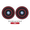 2PCS Car Coaster Water Cup Bottle Holder Anti-slip Pad Mat For Volkswagen VW Scirocco Jetta Beetle Golf 4 5 6 Passat Polo B5KD2