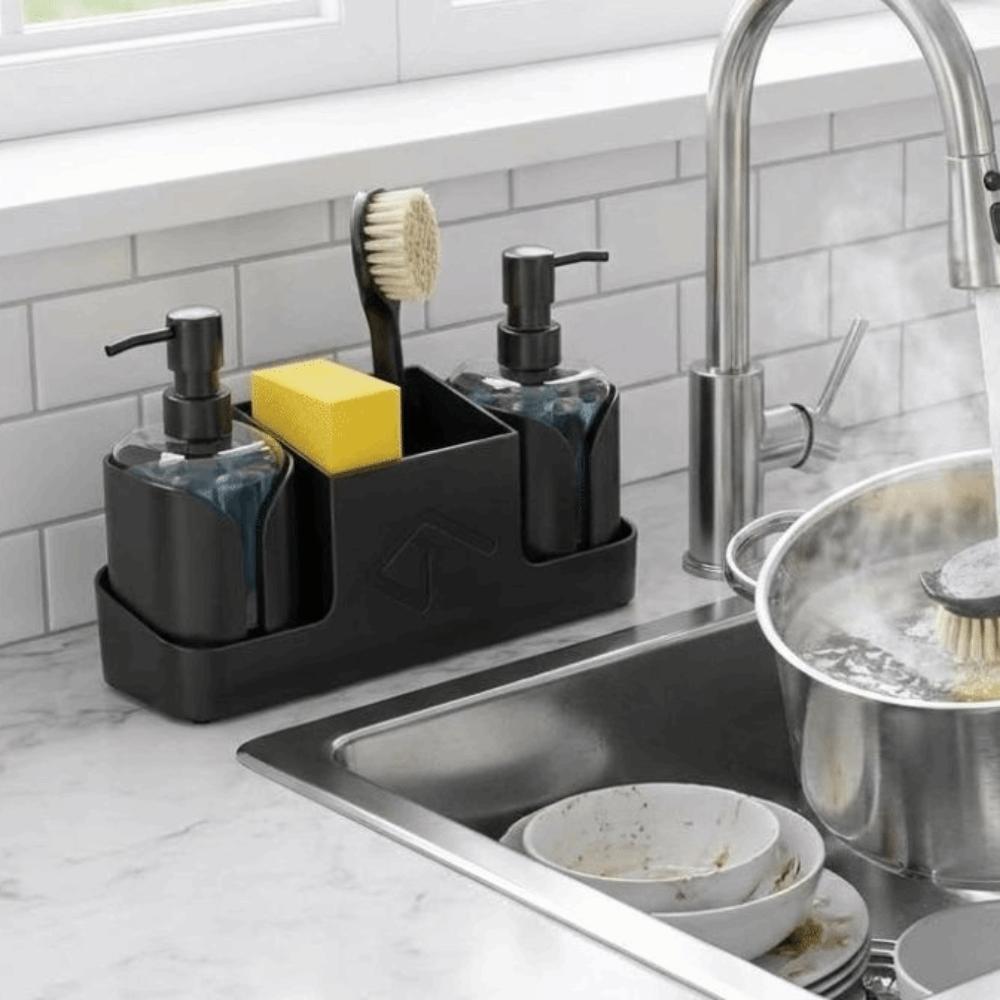 Refillable Soap Dispenser Set Pump Bottle Hand Soap Dispenser Dish Soap Dispenser  Hotel