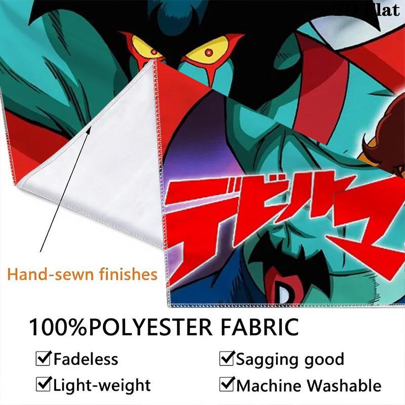 Retro Devilman Pattern Home Decor Tapestry, Wall Hanging, Decorative RV Wall Cloth.SGT0917271