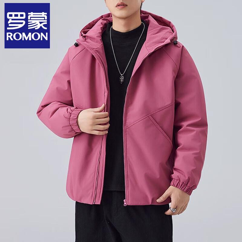 ROMON Men's Hooded Winter Padded Jacket