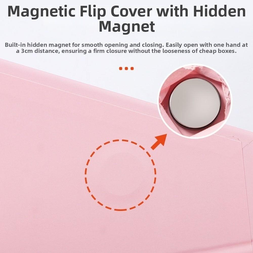 Flip-top Magnetic Gift Box Thick Gifts Packaging Box Clamshell Presents Box Birthday