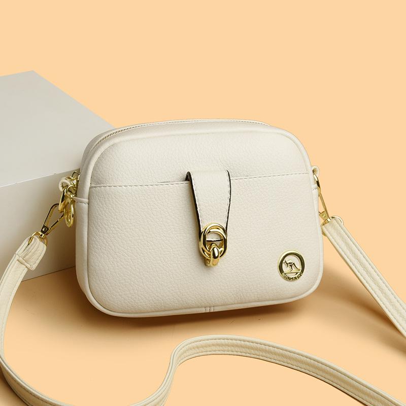 Fashionable Small Square Bag with A Versatile Head and A Single-shoulder Crossbody
