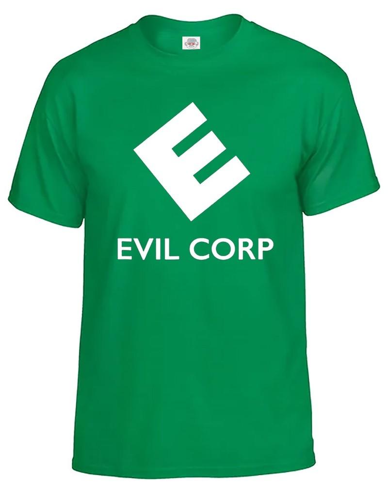 Evil corp tshirt mens mr robot logo funny novelty gift idea present tee top
