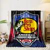 Johnny Morris Bass Pro Shops Blanket  Printed Blanket for Living Room Bed Couch Lunch Break Soft Cozy Blanket for Friend's Festival Gift