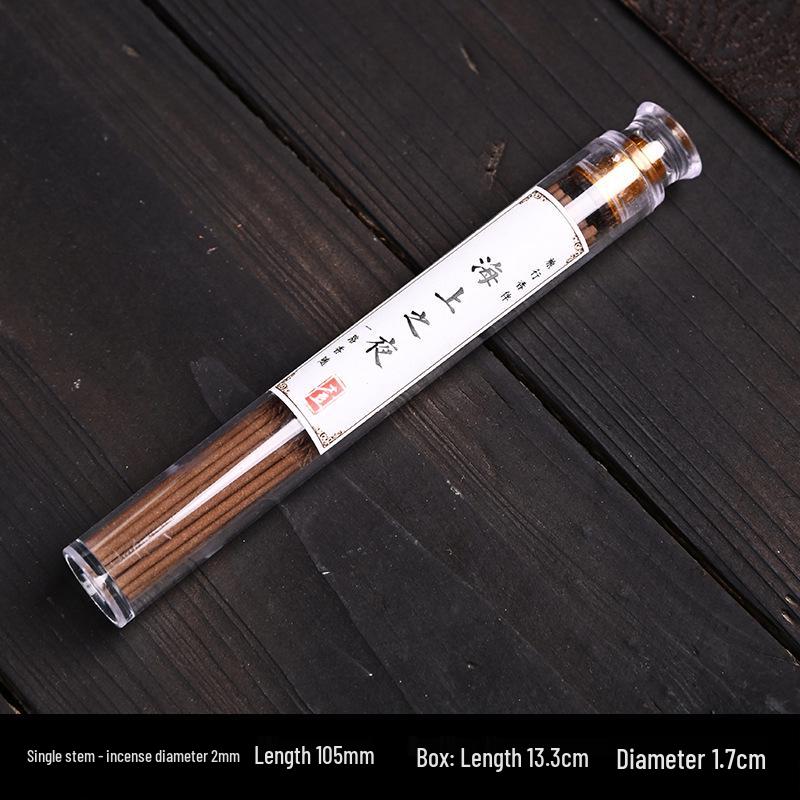 Natural Sandalwood & Agarwood Pear Blossom Incense Sticks with Holder, 10g Pack, for Home Use