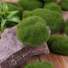 10Pcs Artificial Moss Rocks Ball - Simulation Moss Stone Fake Green Plant Home Garden Flower Pot Decoration YLZSSS01