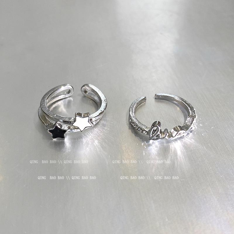 Korean-Style Niche Design Women's Adjustable Index Finger Ring: Chic, Versatile, and High-End for a Cold, Distinctive Look