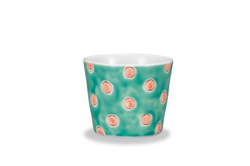 Marusan Miyamoto Soba Noodle Polka Dot  Kutani Ware  Cup, AP8-0423