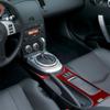 For Nissan 350Z 2006-2009 1Pcs Real Carbon Fiber Gear Shift Storage Sticker Trim Car Interior Accessories Car Interior