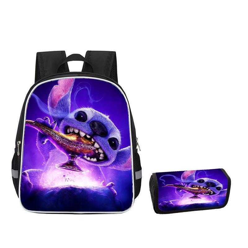 Stitch Peripheral Anime Backpack Men'S And Women'S School Bags