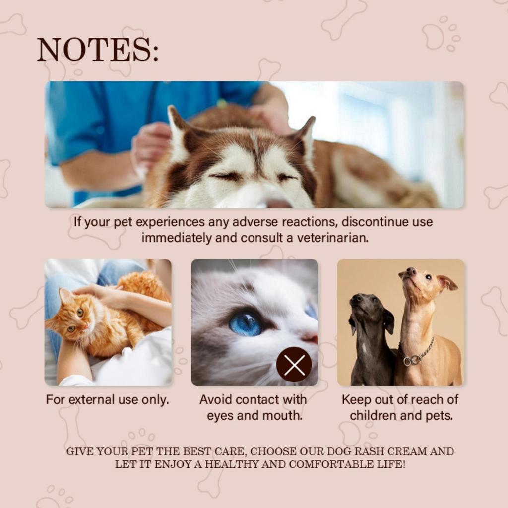 Dog Pet Moisturizing Cream Nourishes The Skin And Softens The Hair